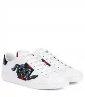 baskets paire de chaussures gucci femmes snake girl